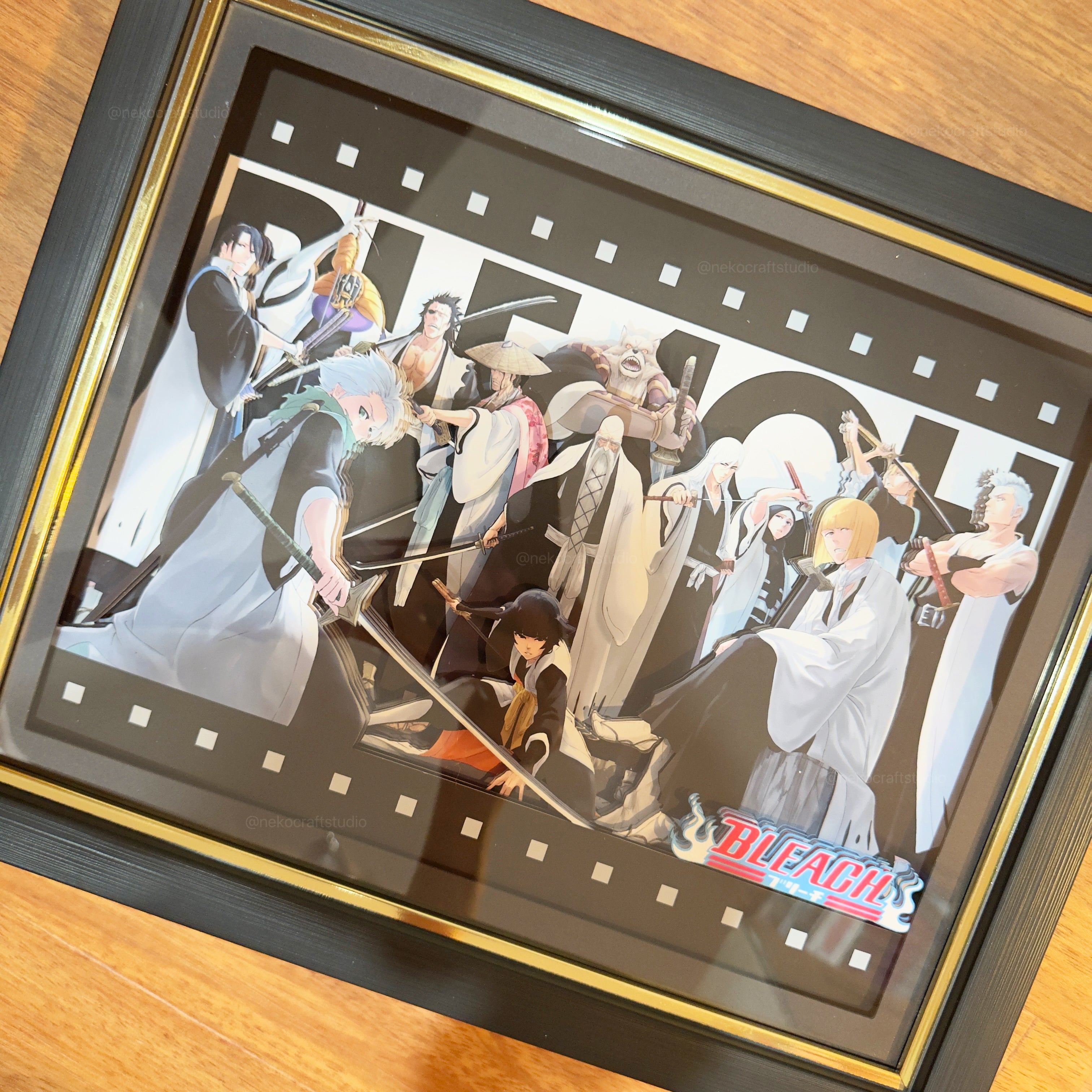Bleach - Captain of Squad 13-3D Paper Cut Art Frame