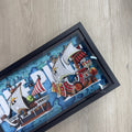Thousand Sunny & Going Merry - Paper Cut Art Frame with LED