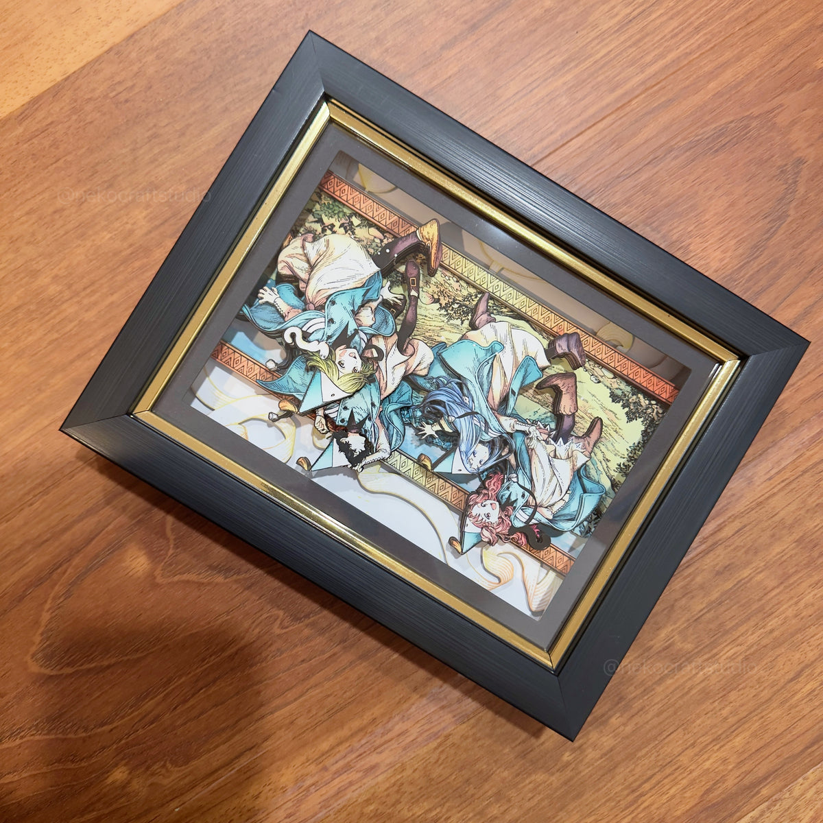 Witch Hat Atelier - Students -3D Paper Cut Art Frame