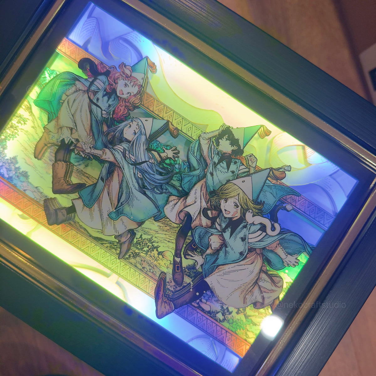 Witch Hat Atelier - Students -3D Paper Cut Art Frame