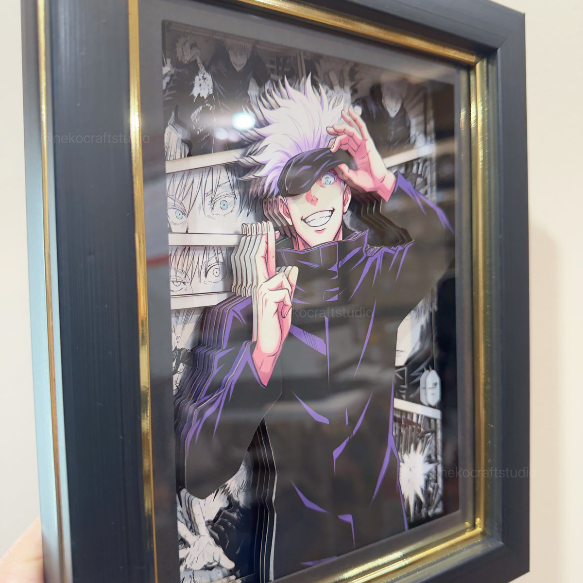 Jujutsu Kaisen - Satoru Gojo  -3D Paper Cut Art Frame