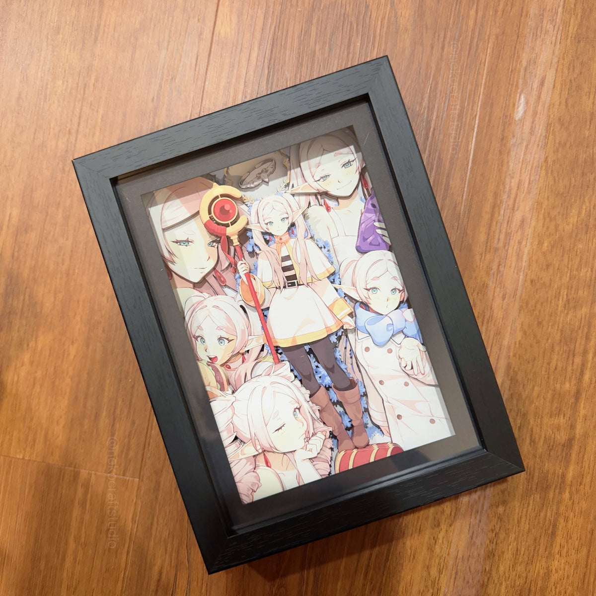 Frieren: Beyond Journey's End -3D Paper Cut Art Frame