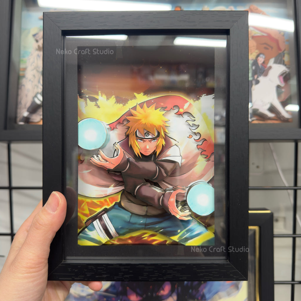 Namikaze Minato -3D Paper Cut Art Frame