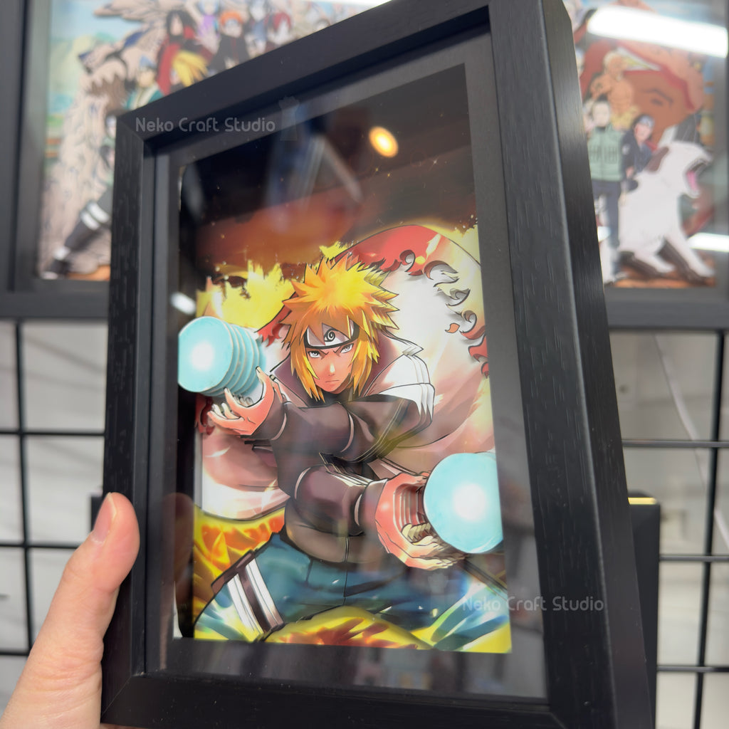 Namikaze Minato -3D Paper Cut Art Frame