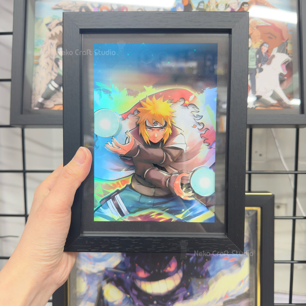 Namikaze Minato -3D Paper Cut Art Frame