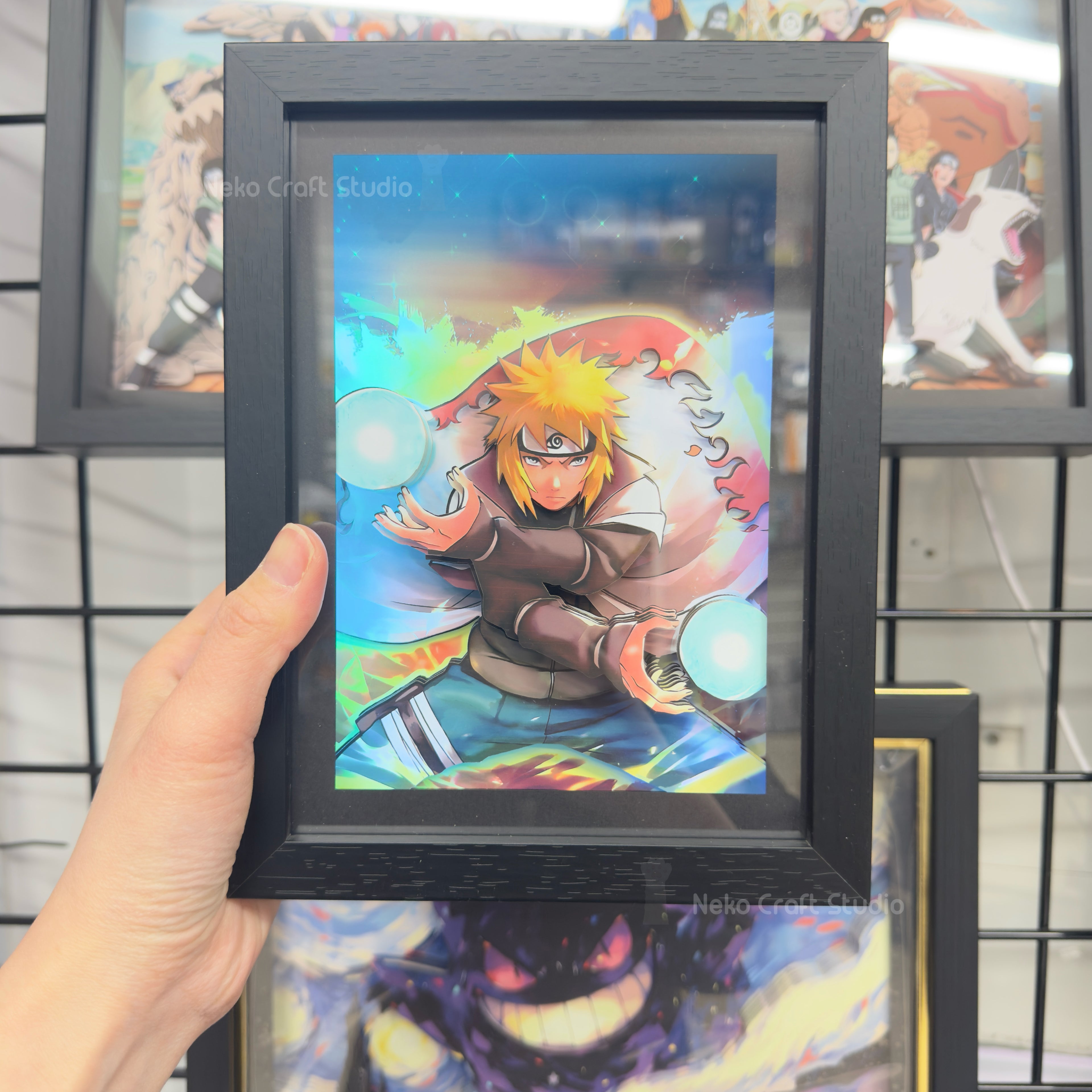 Namikaze Minato -3D Paper Cut Art Frame