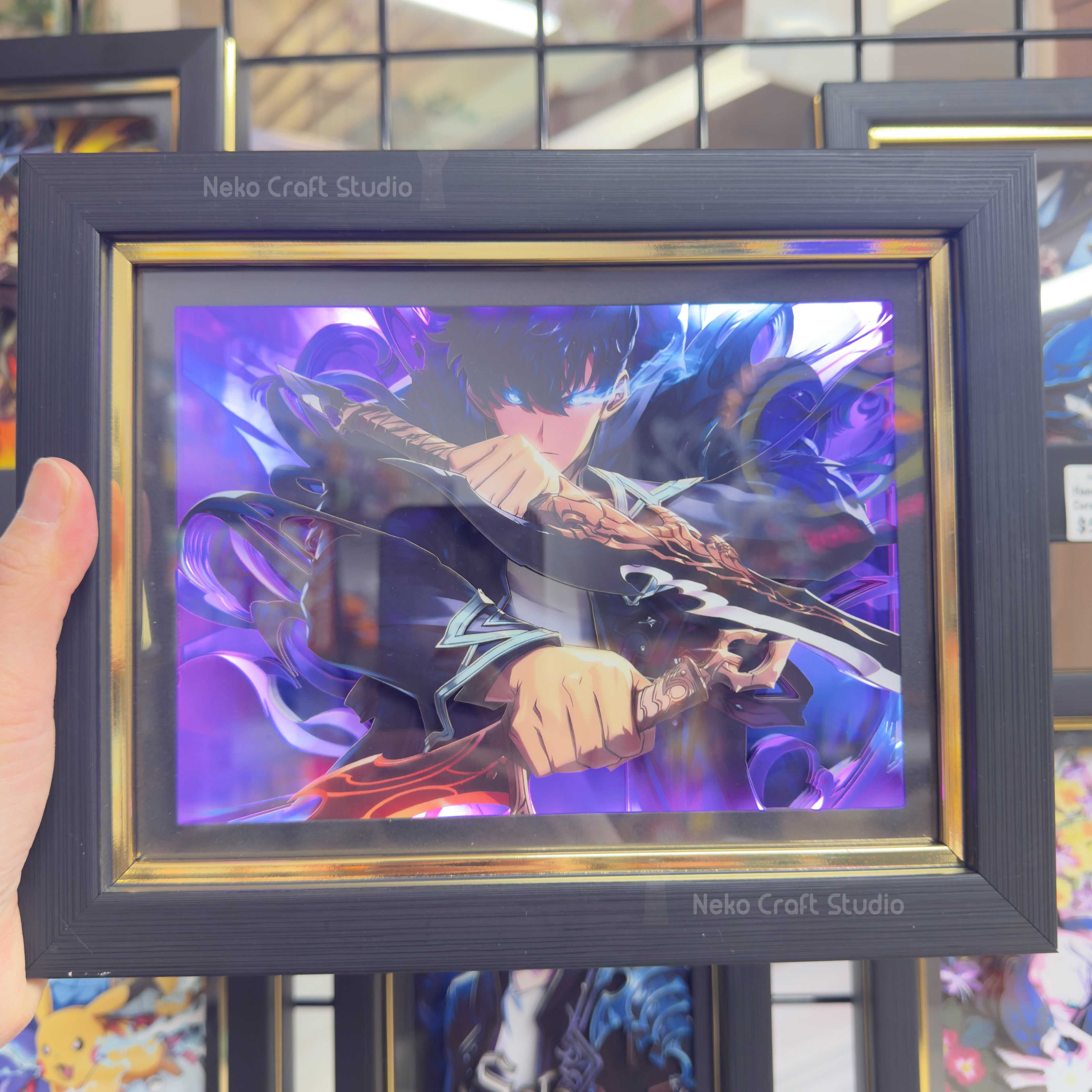 Sung Jin-woo -3D Paper Cut Art Frame