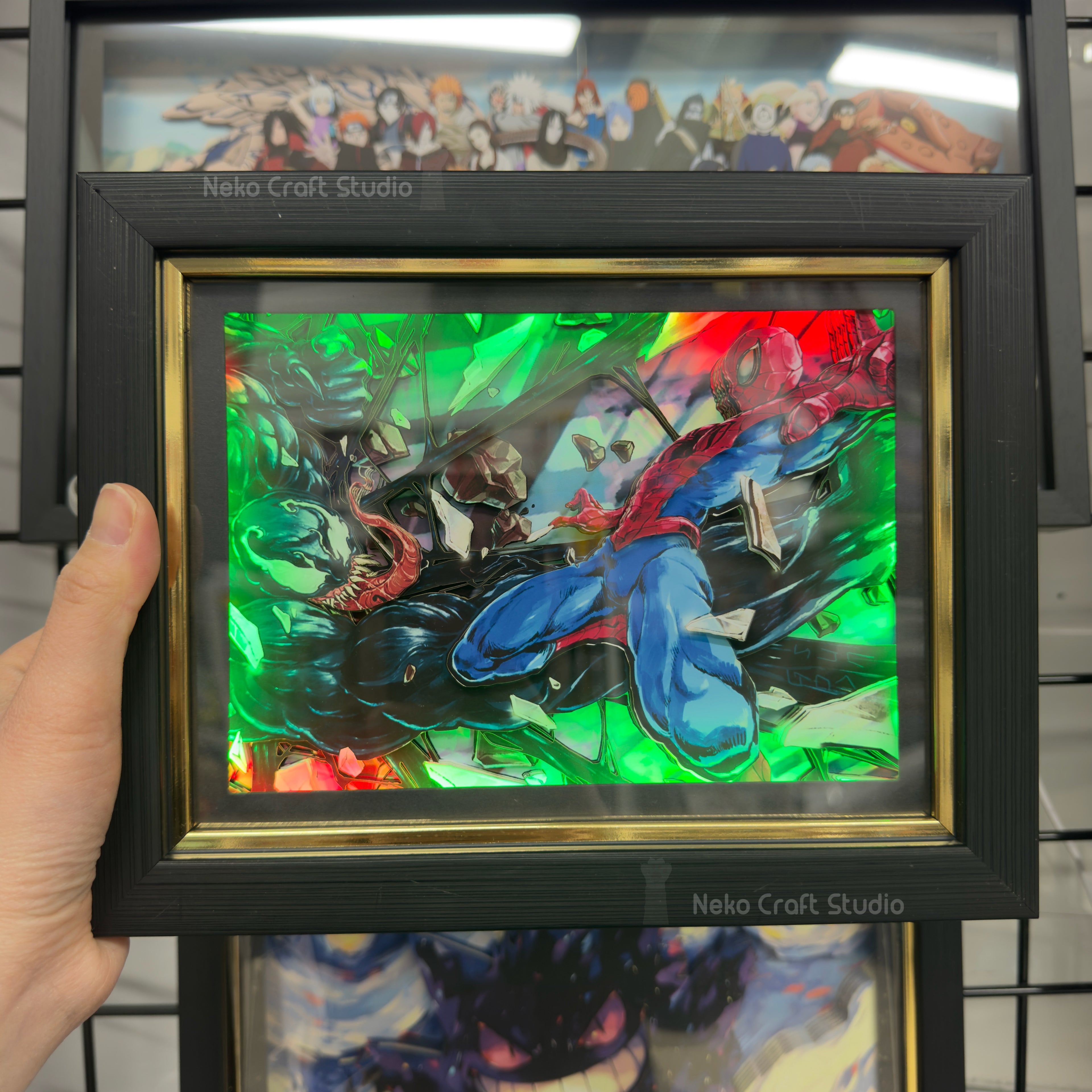 Spider Man -3D Paper Cut Art Frame