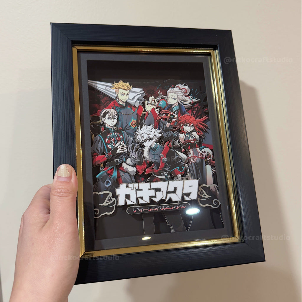 Gachiakuta -Group -3D Paper Cut Art Frame