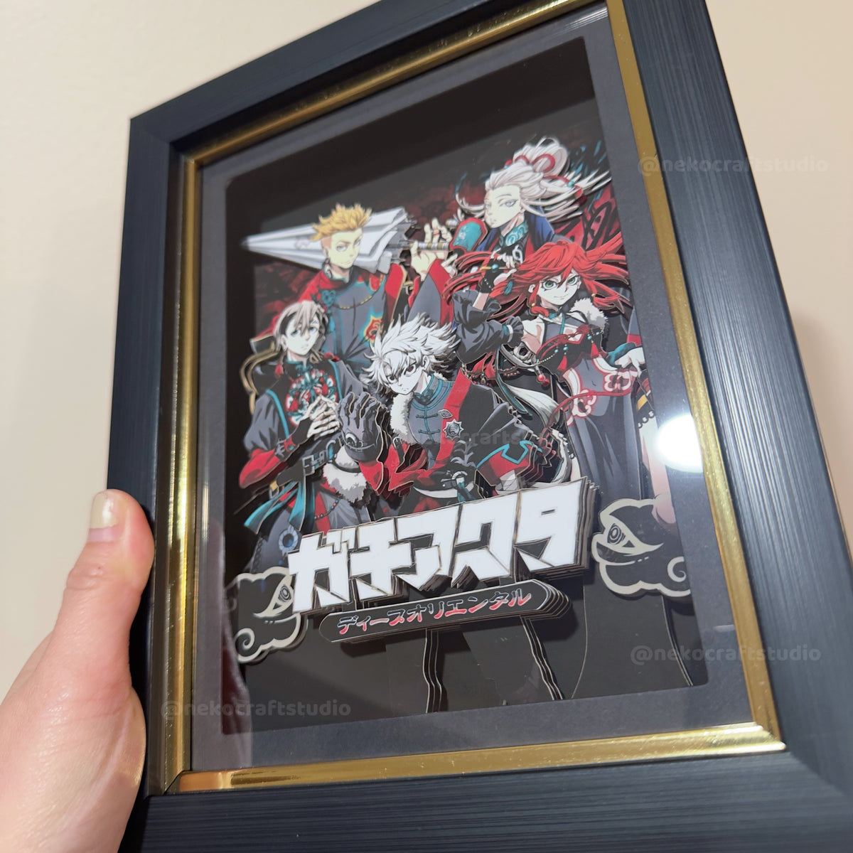 Gachiakuta -Group -3D Paper Cut Art Frame