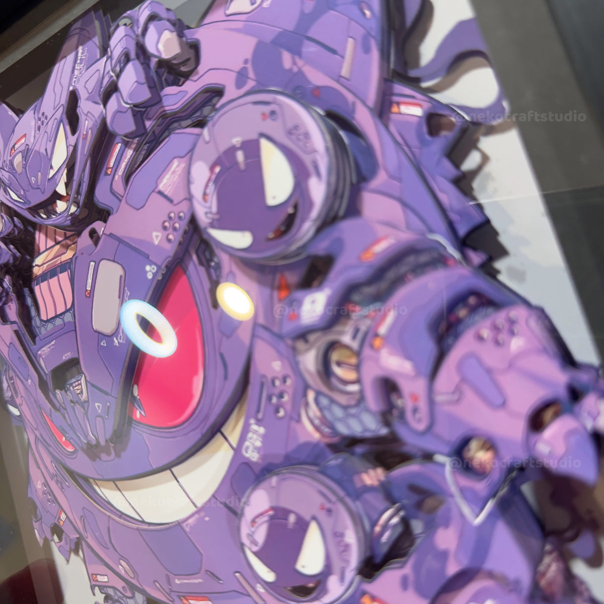 Pokemon- Gengar -3D Paper Cut Art Frame