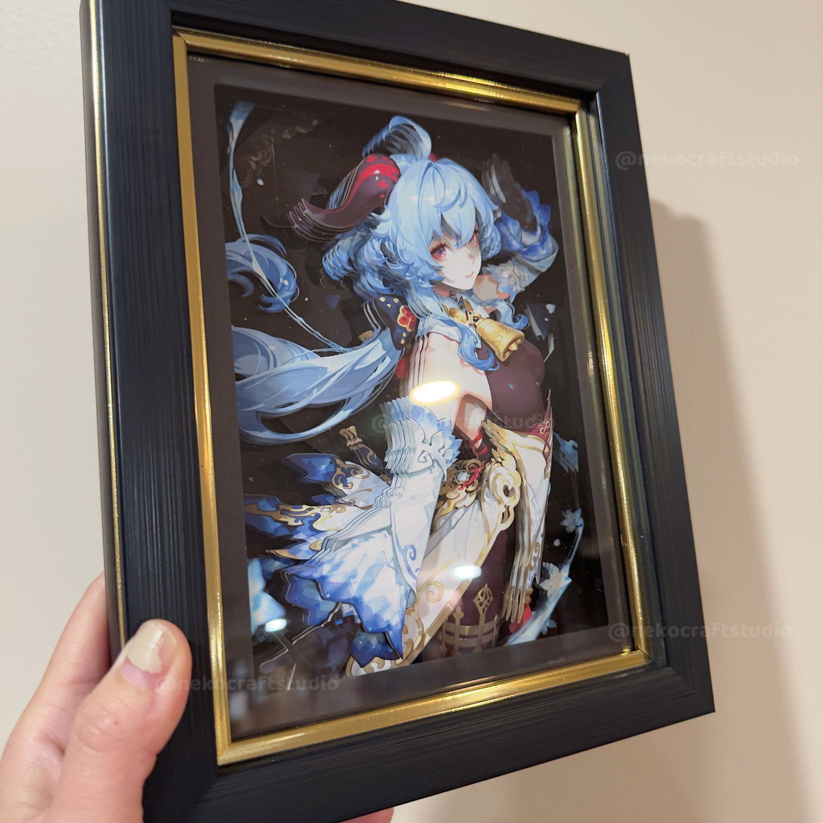 Genshin Impact -Ganyu A ver. -3D Paper Cut Art Frame