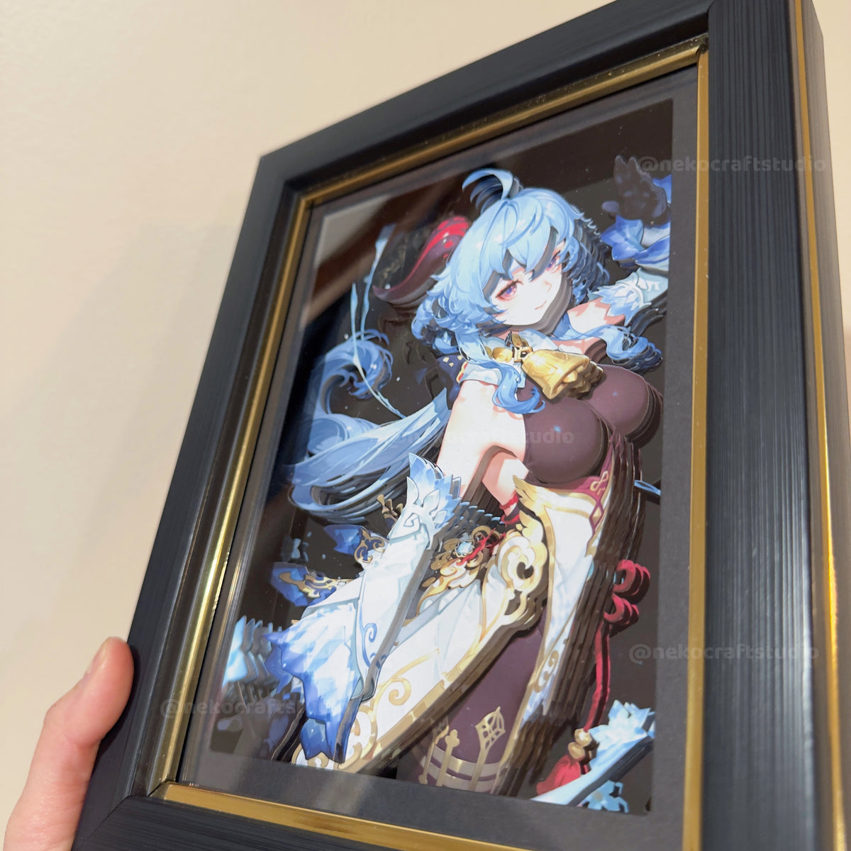 Genshin Impact -Ganyu A ver. -3D Paper Cut Art Frame