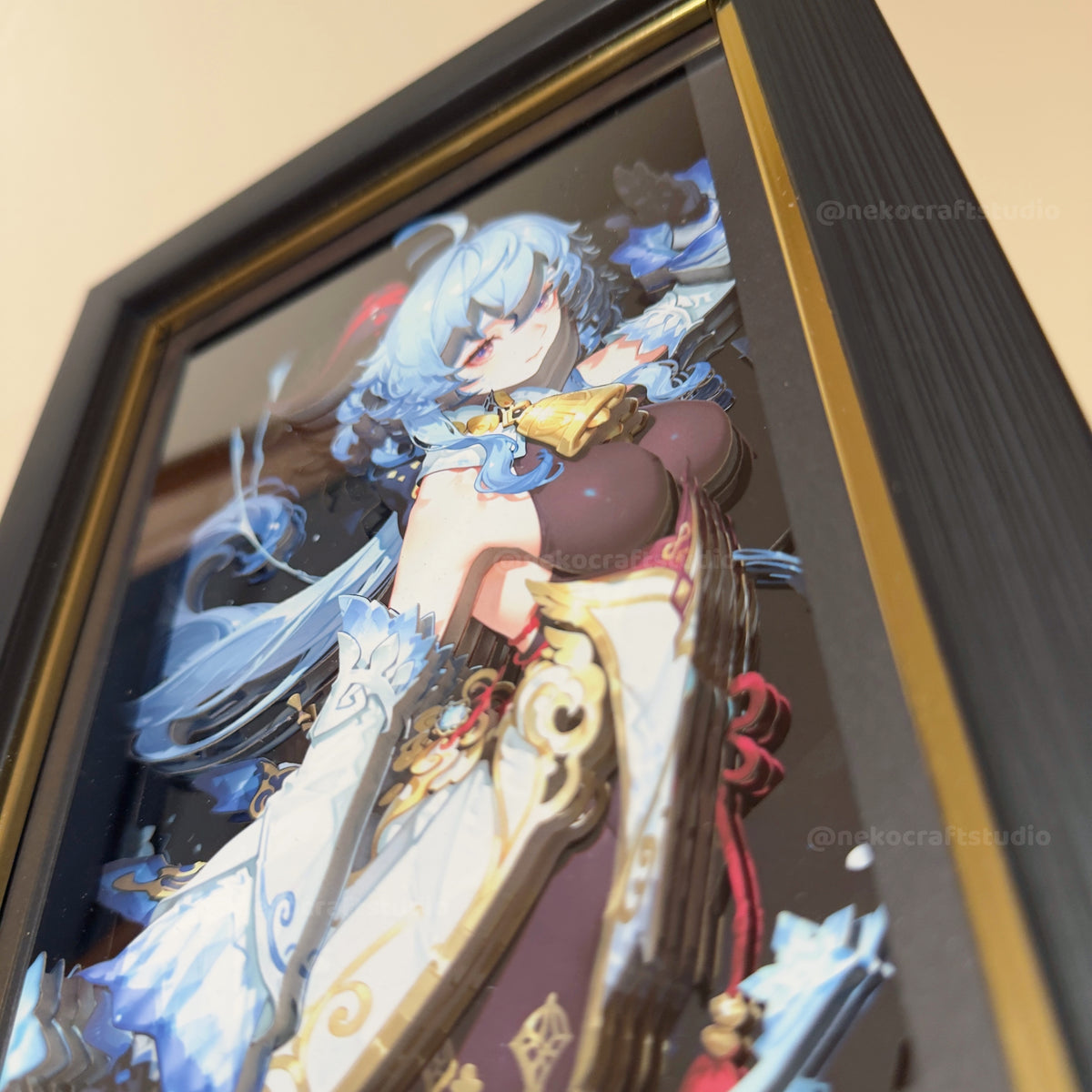 Genshin Impact -Ganyu A ver. -3D Paper Cut Art Frame