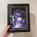 Genshin Impact - Raiden Shogun -3D Paper Cut Art Frame