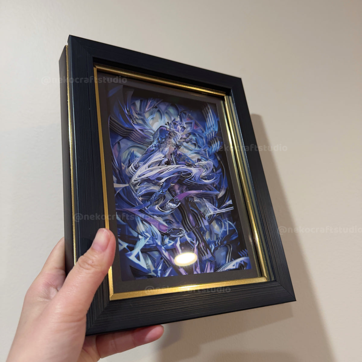 Genshin Impact -  Skirk  -3D Paper Cut Art Frame