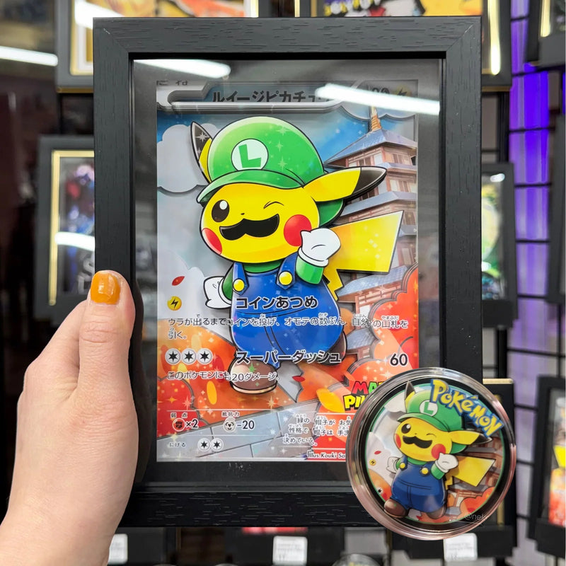 Luiji Pikachu Frame & Magnet Bundle