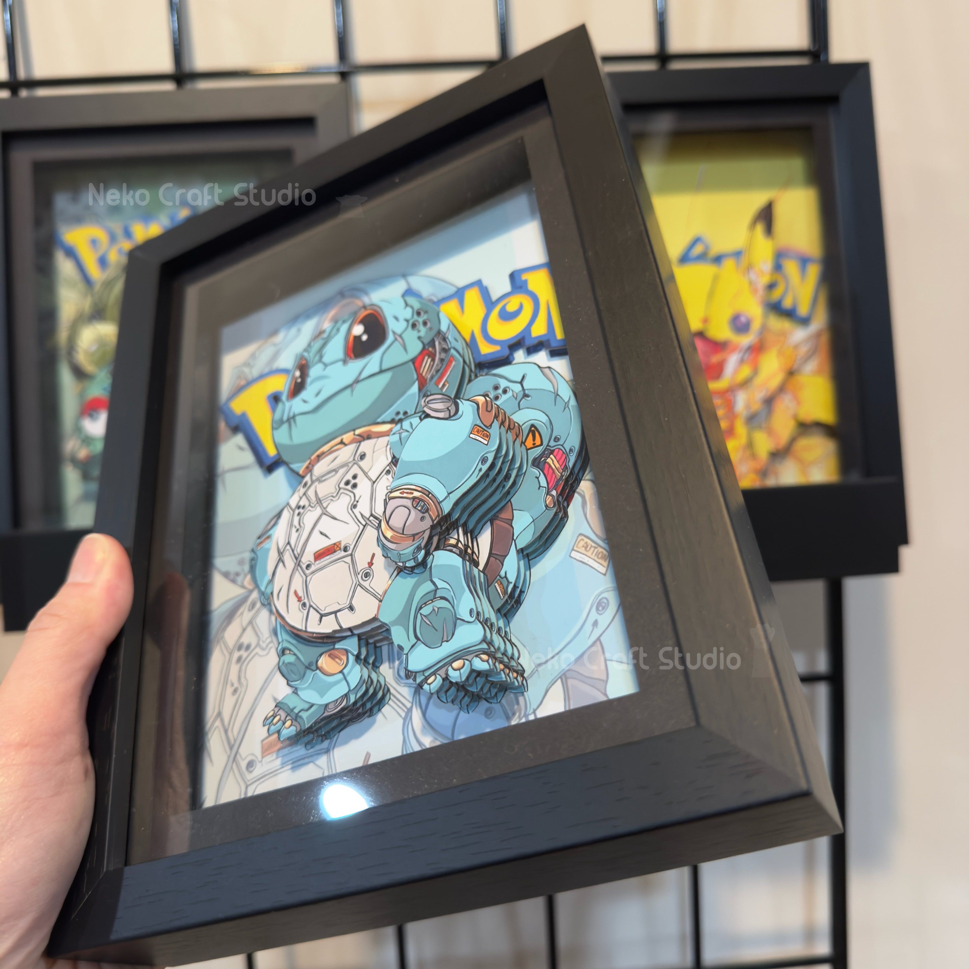 Squirtle - 3D Paper Cut Art Frame