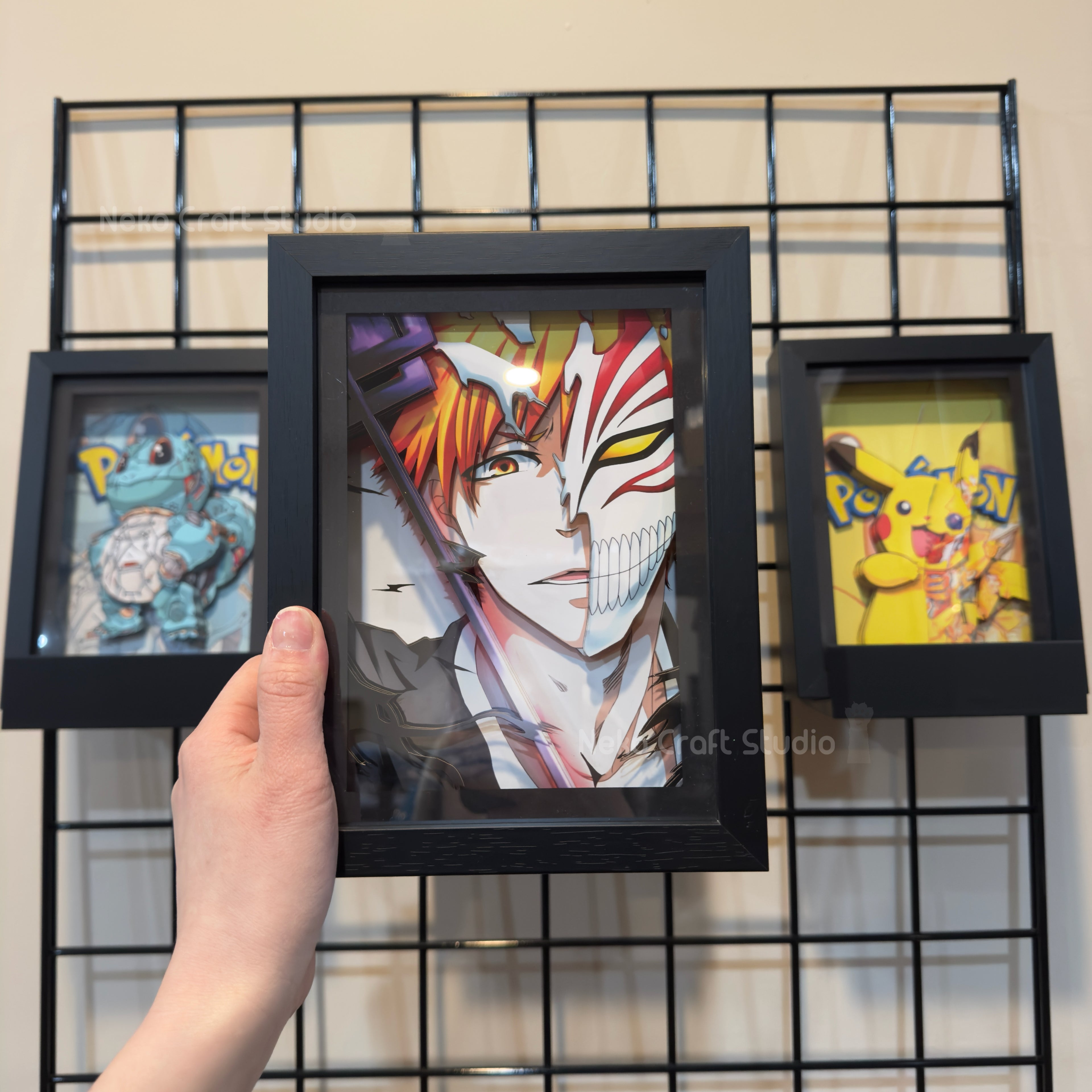 Ichigo Kurosaki - 3D Paper Cut Art Frame