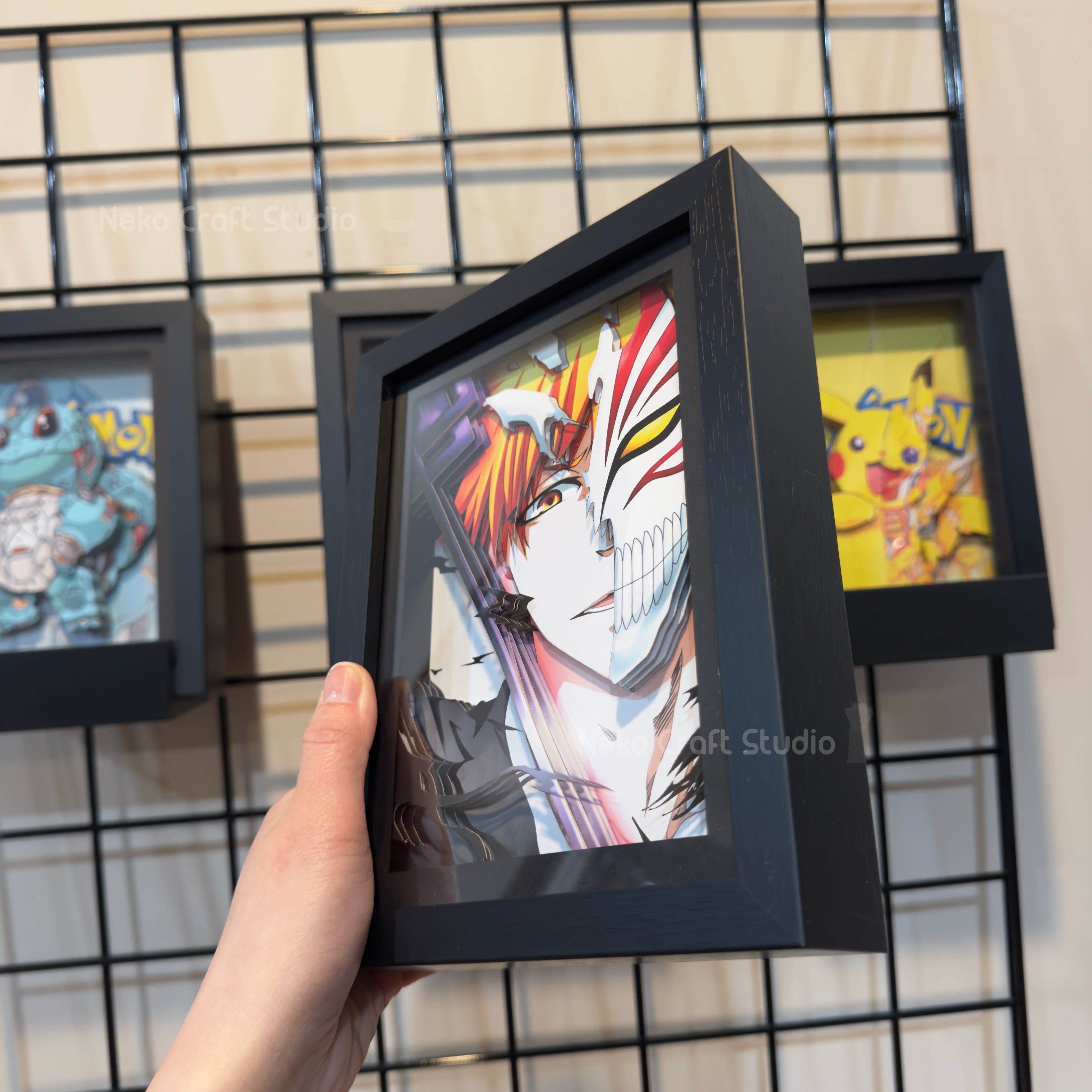 Ichigo Kurosaki - 3D Paper Cut Art Frame