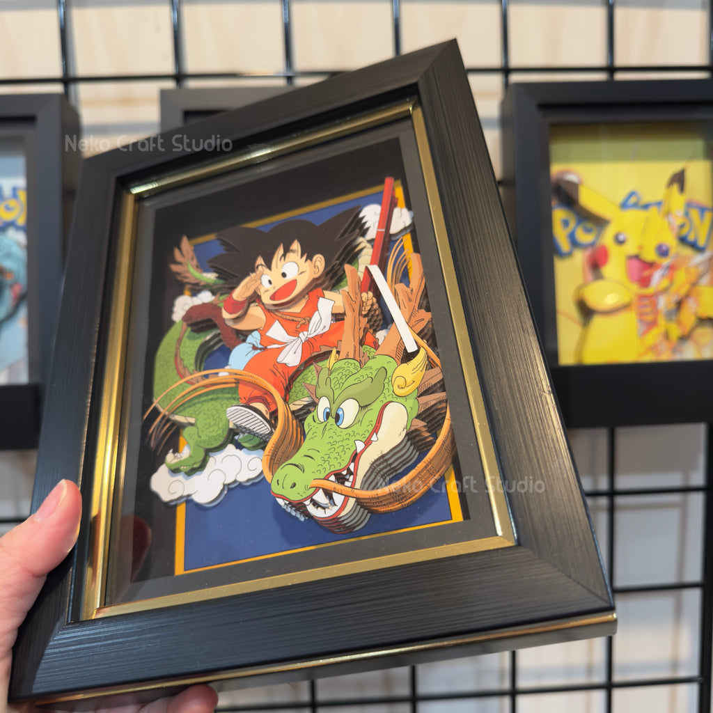 Son Goku -3D Paper Cut Art Frame