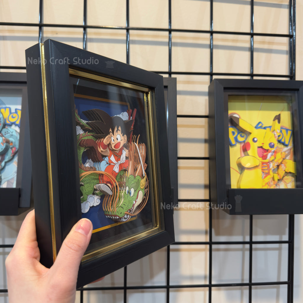 Son Goku -3D Paper Cut Art Frame