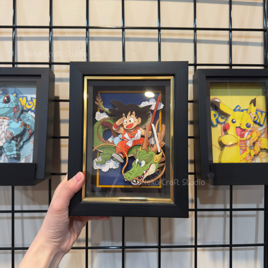 Son Goku -3D Paper Cut Art Frame