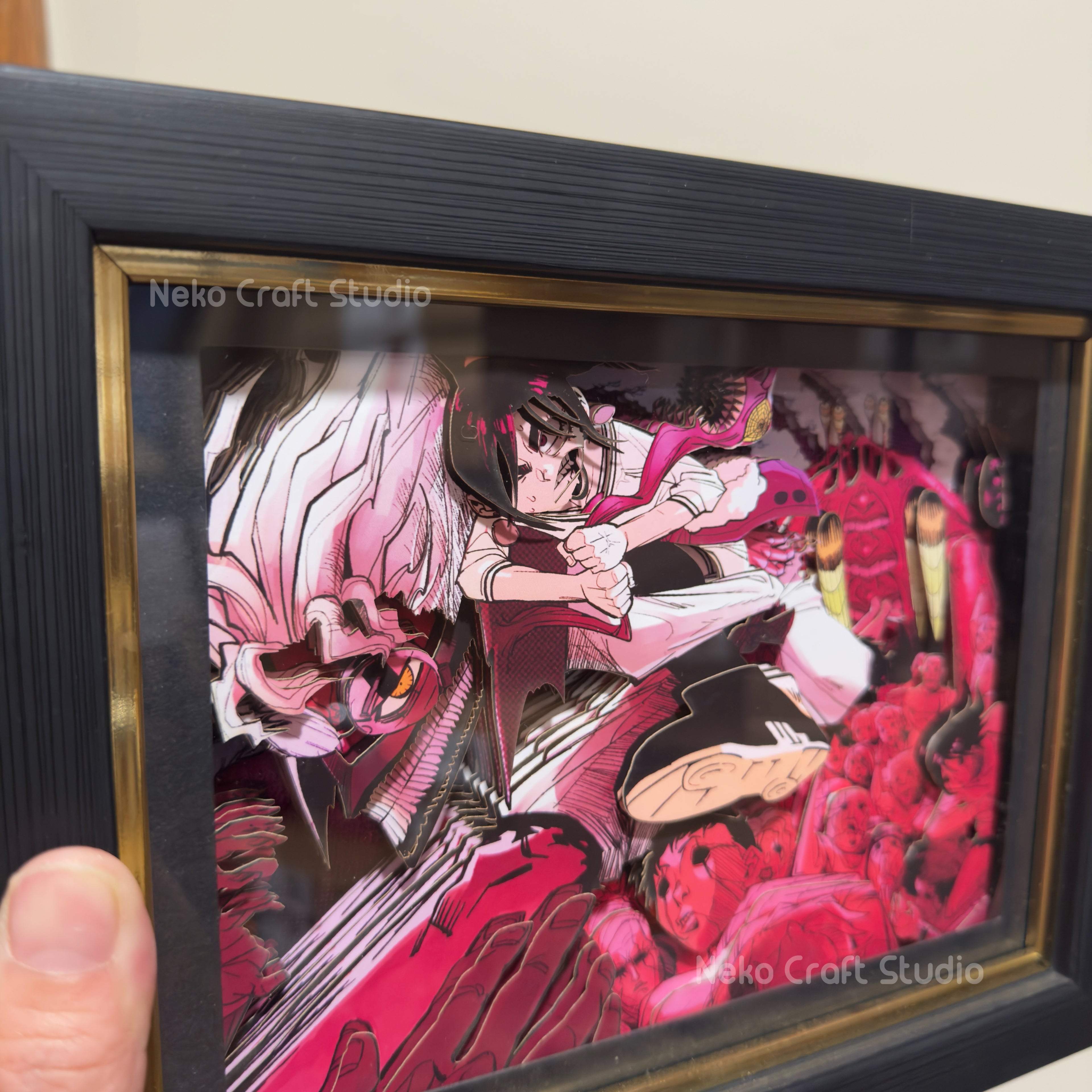 Dandadan - 3D Paper Cut Art Frame