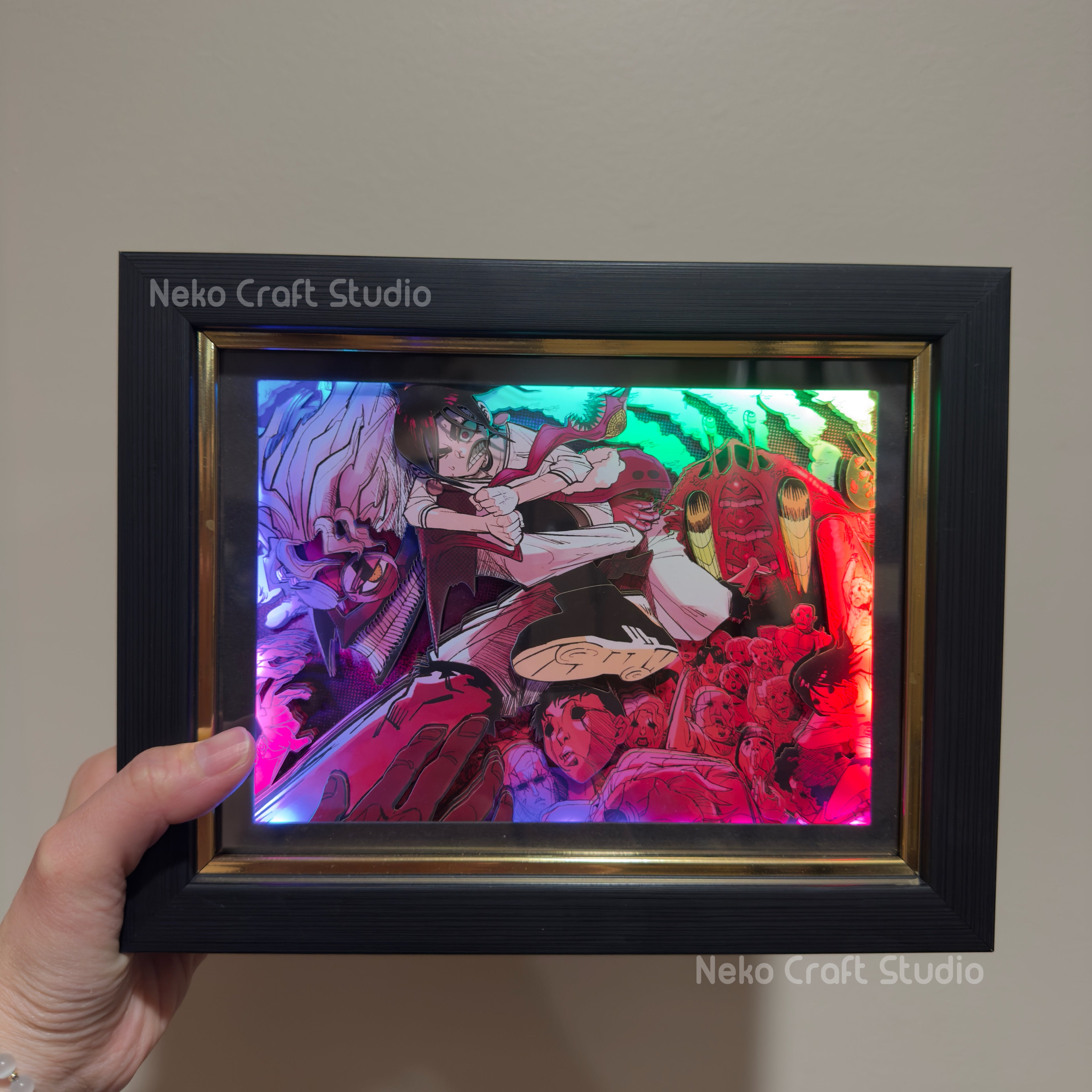 Dandadan - 3D Paper Cut Art Frame