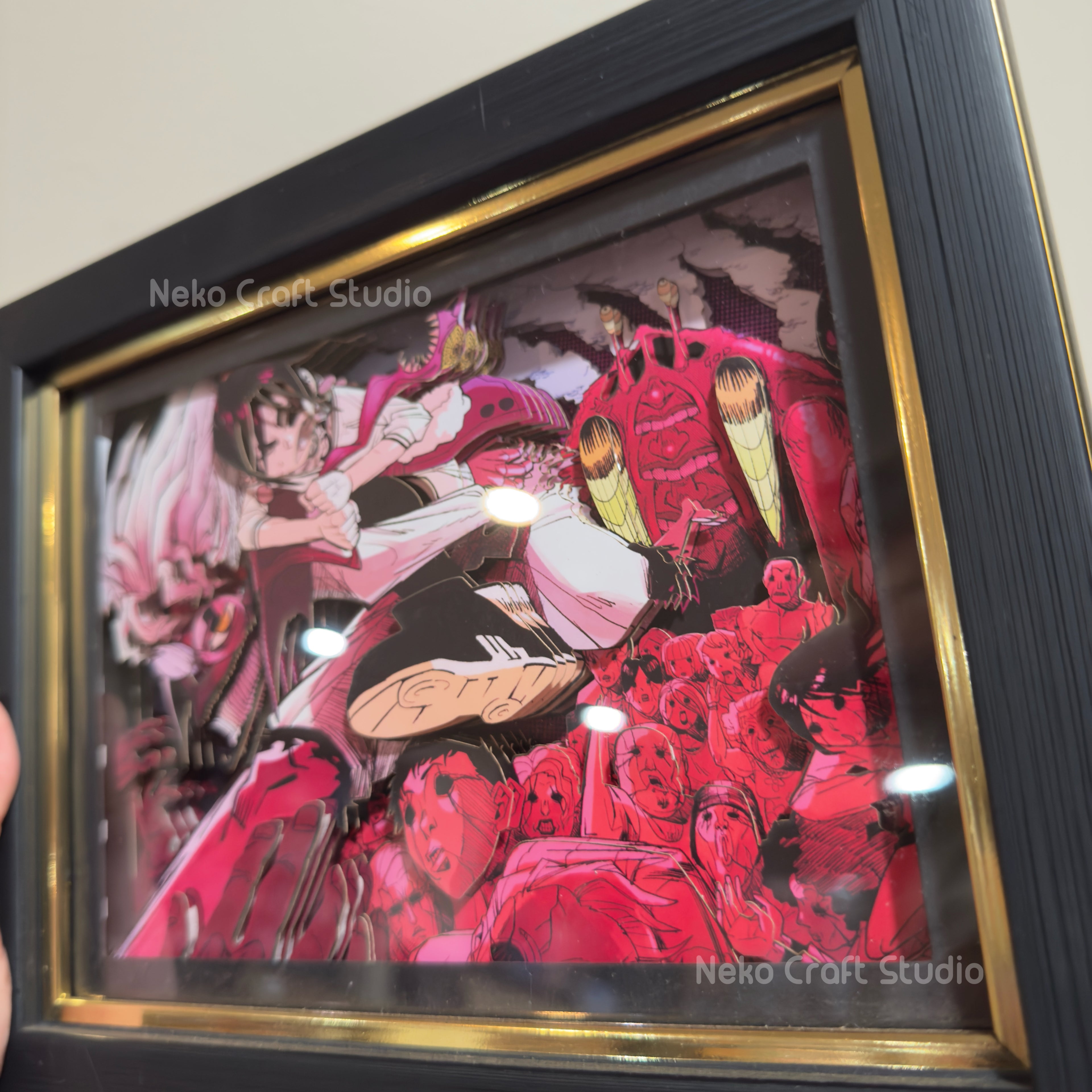 Dandadan - 3D Paper Cut Art Frame