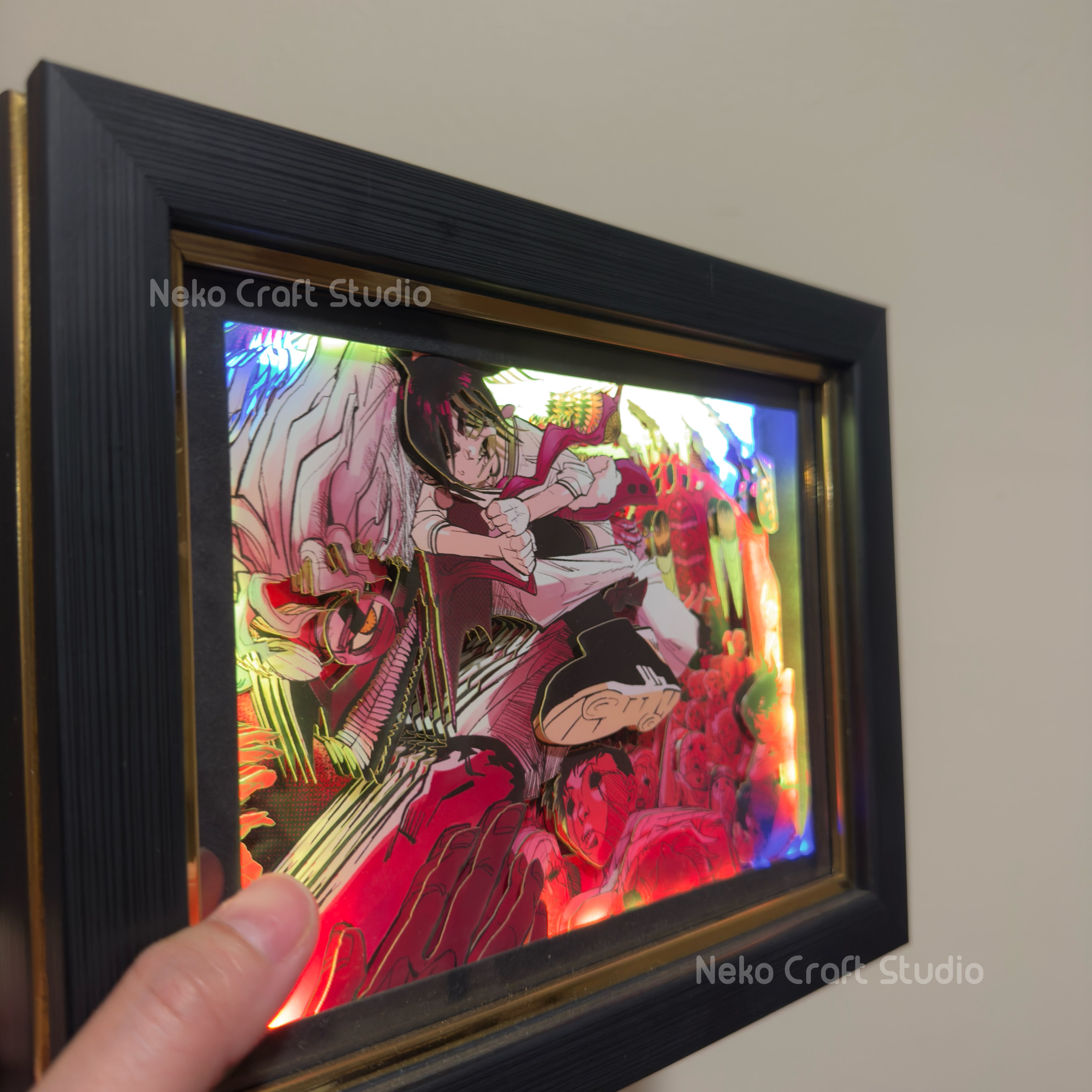 Dandadan - 3D Paper Cut Art Frame