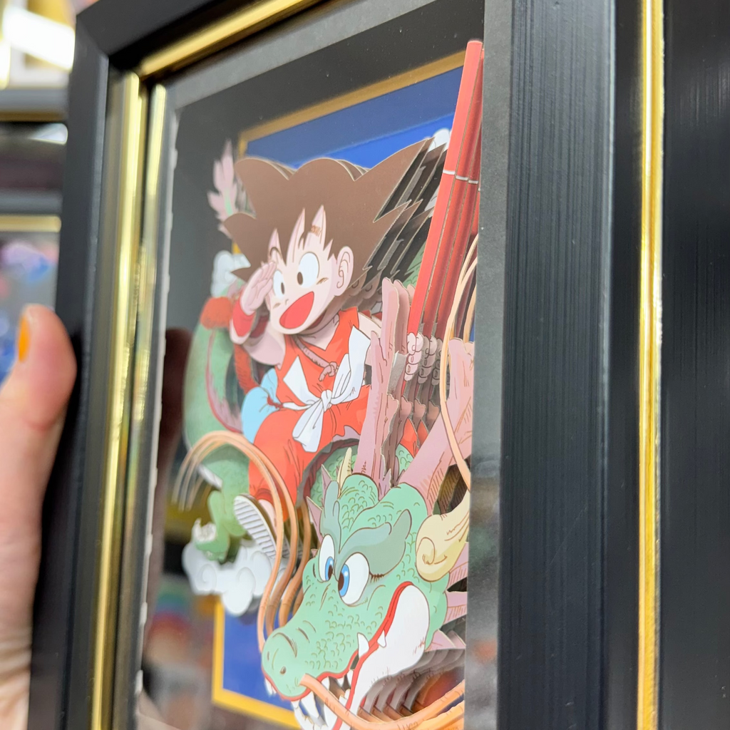Goku with Dragon - 3D Paper Cut Art Frame