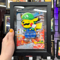 Pikachu & Luigi- 3D Paper Cut Art Frame