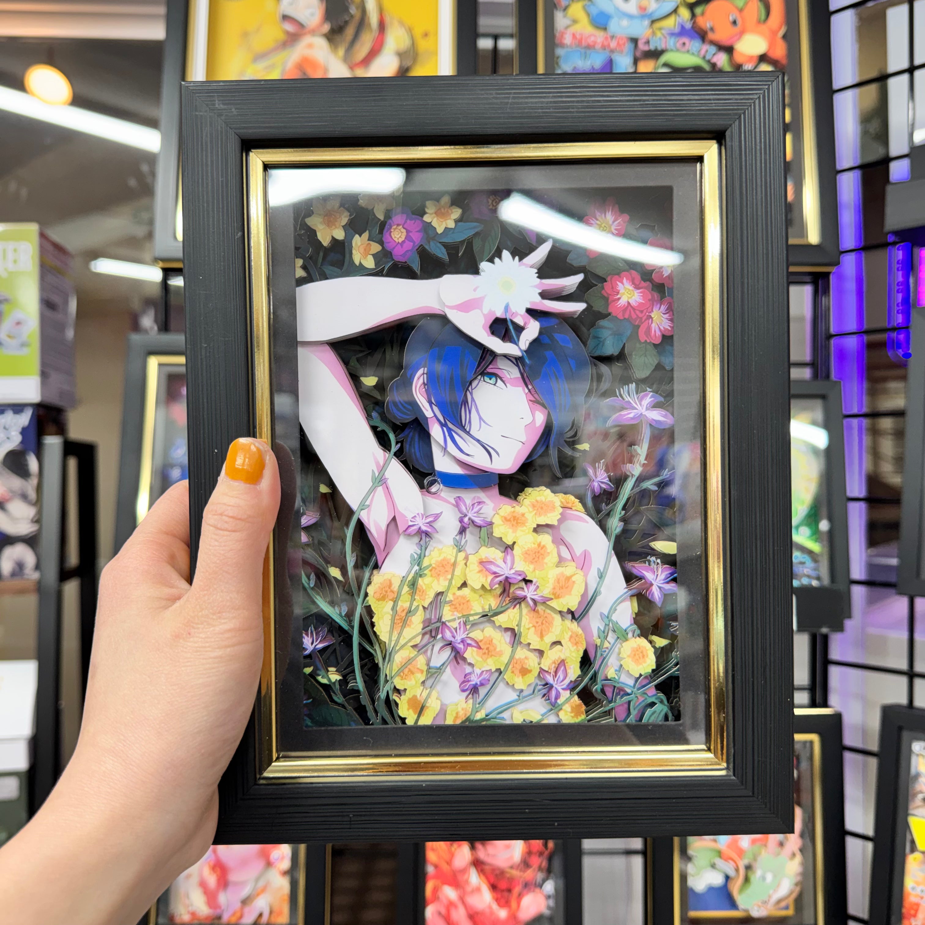 Chainsaw Man -Reze -3D Paper Cut Art Frame