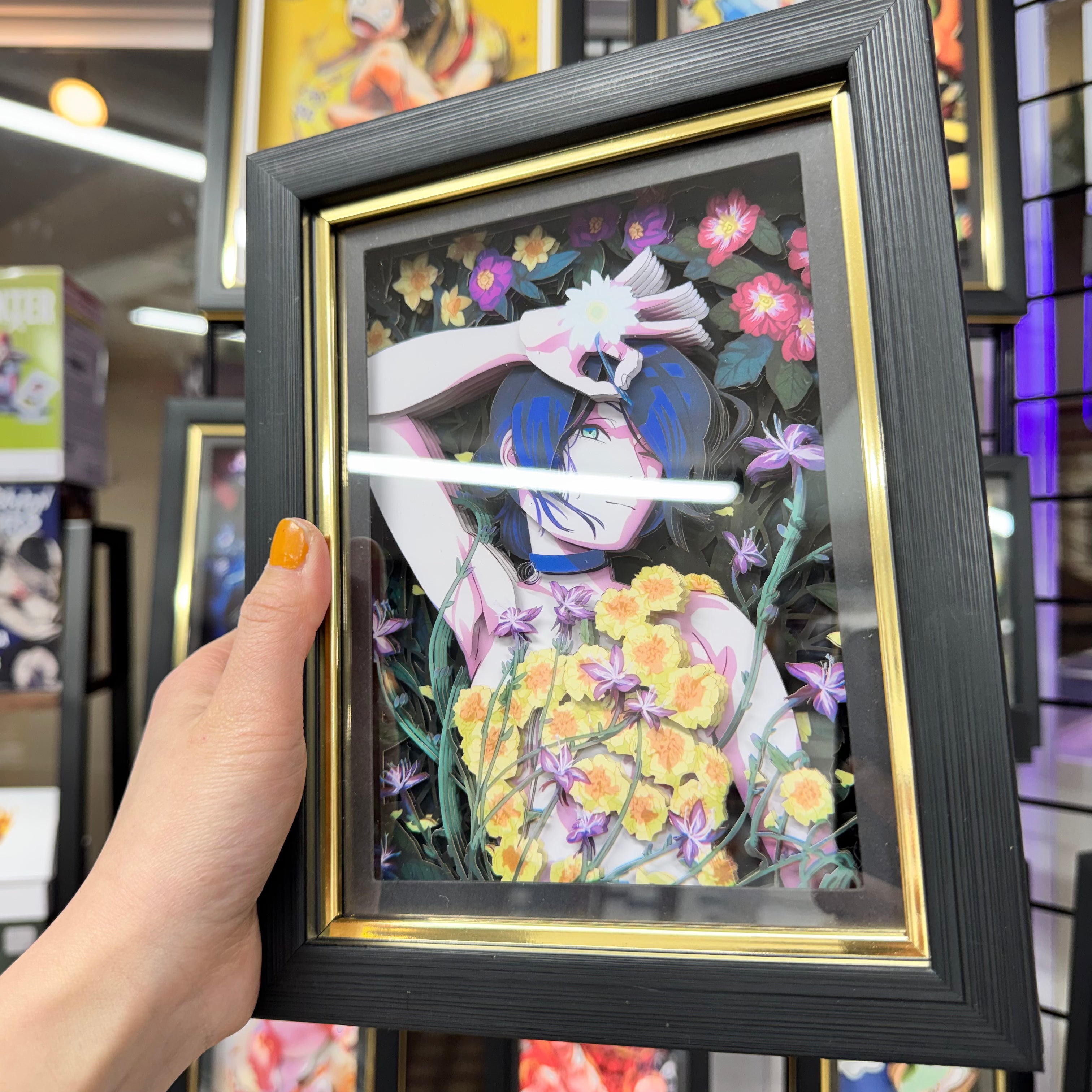 Chainsaw Man -Reze -3D Paper Cut Art Frame