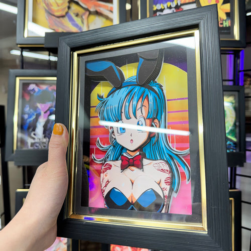 Bulma -3D Paper Cut Art Frame- Dragon Ball