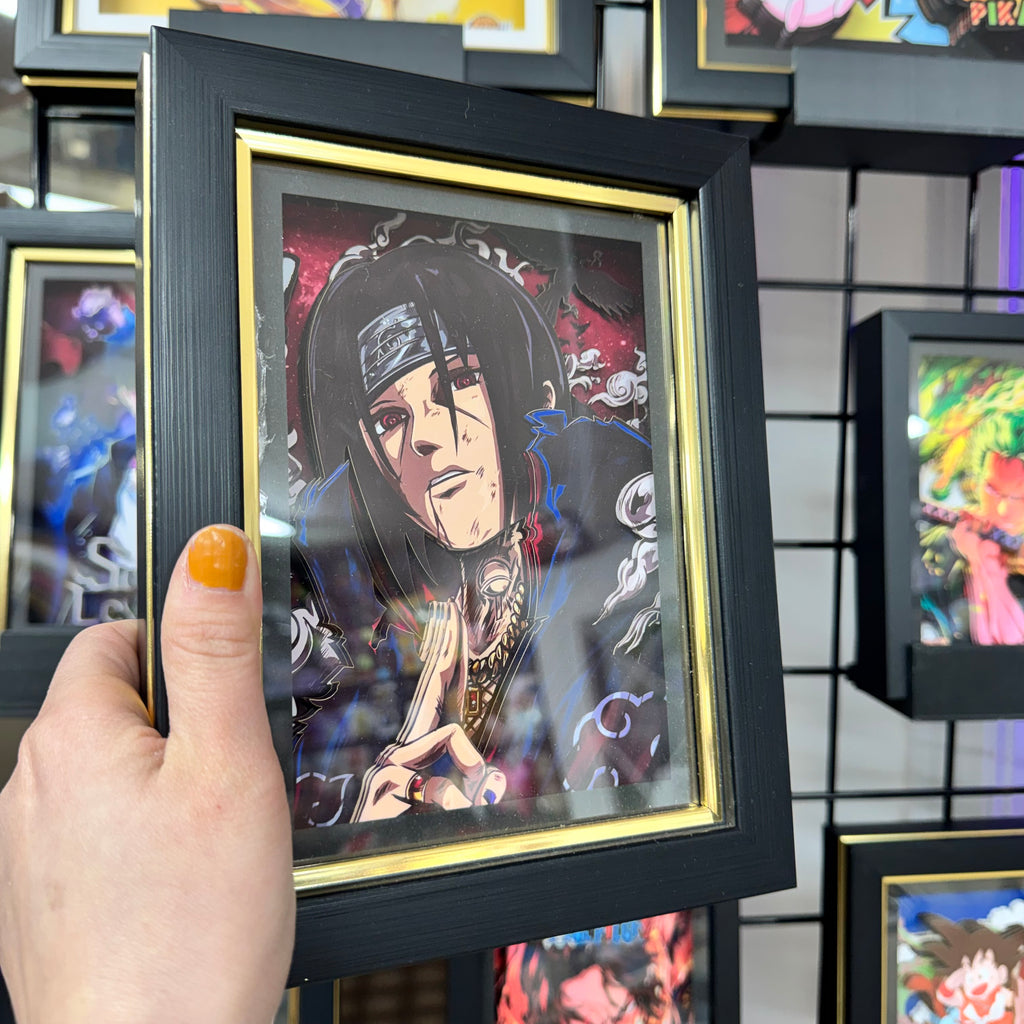 Itachi Uchiha - 3D Paper Cut Art Frame