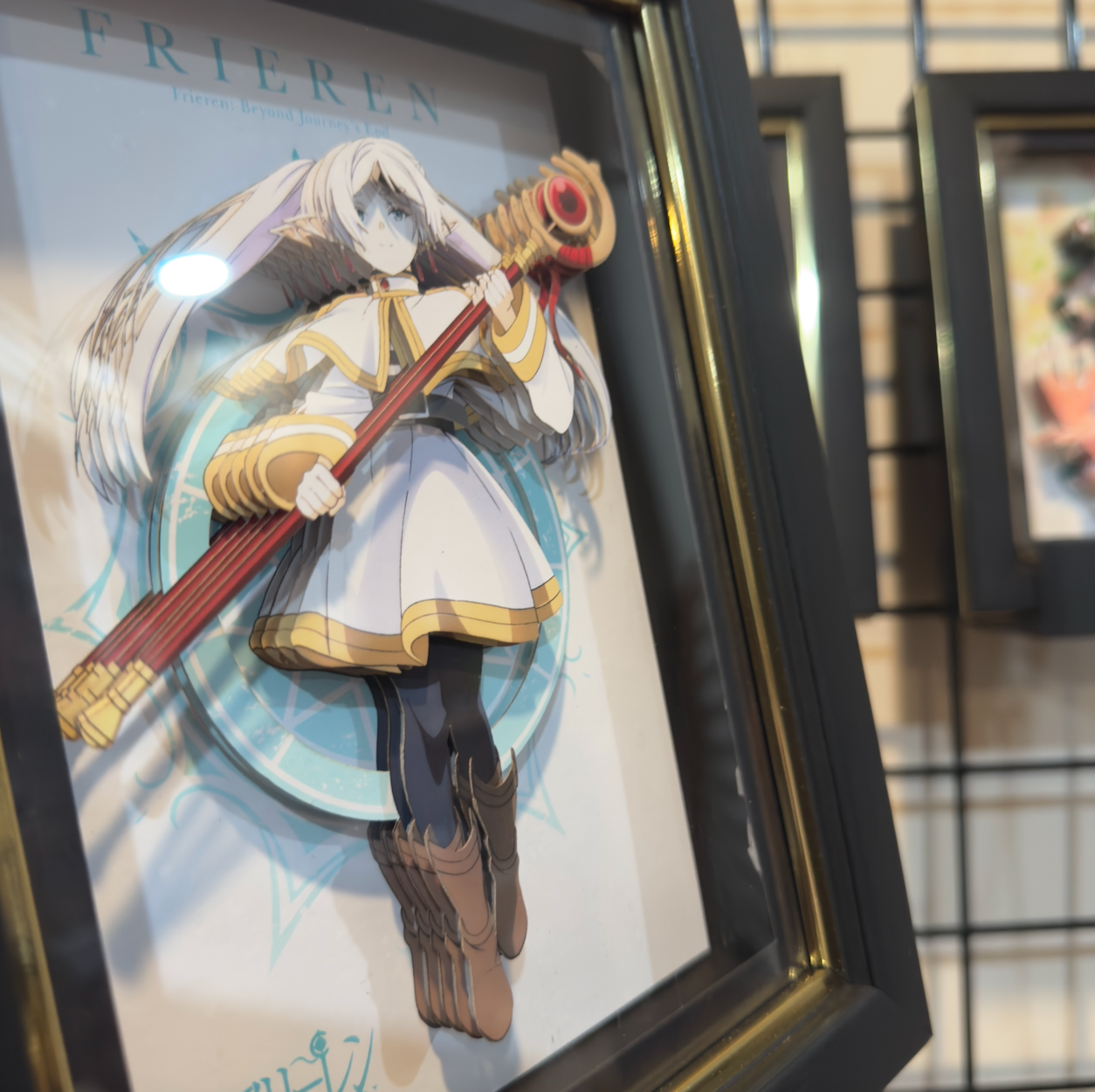 Frieren: Beyond Journey's End -3D Paper Cut Art Frame