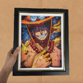 One Piece - Ace  -3D Paper Cut Art Frame
