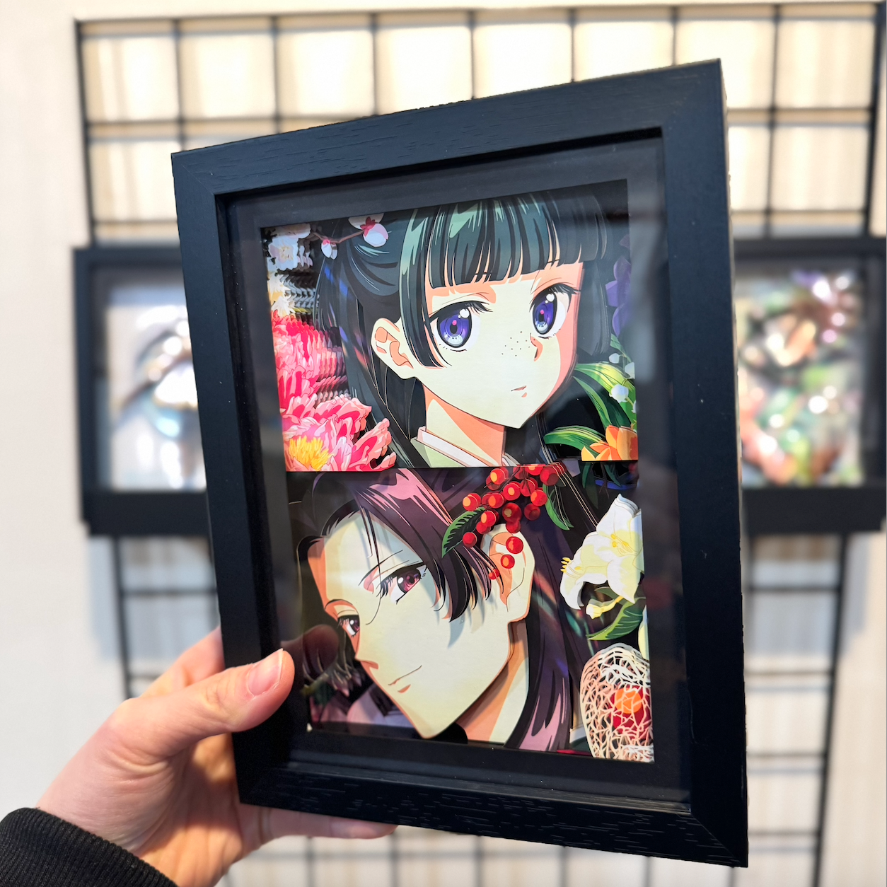 The Apothecary Diaries -Maomao & Jinshi - 3D Paper Cut Art Frame