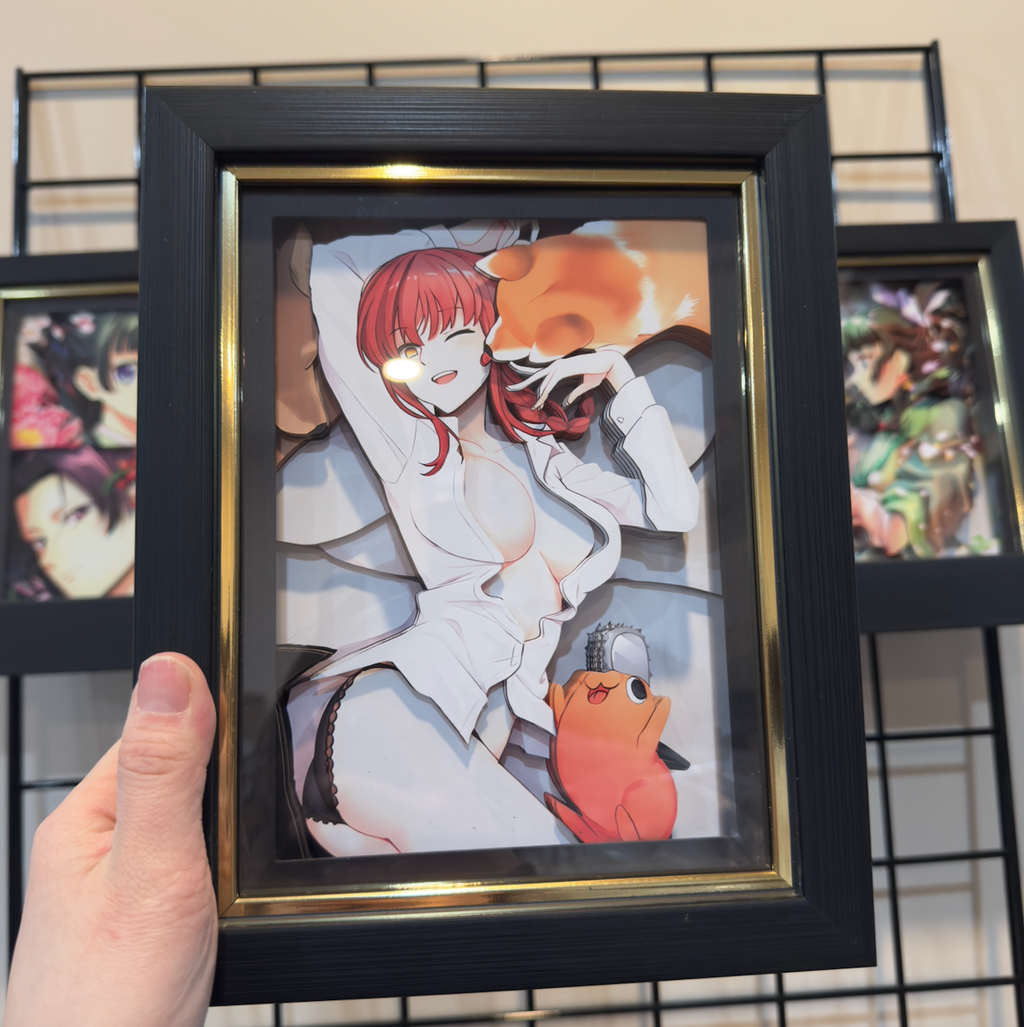 Chainsaw Man - Makima -3D Paper Cut Art Frame