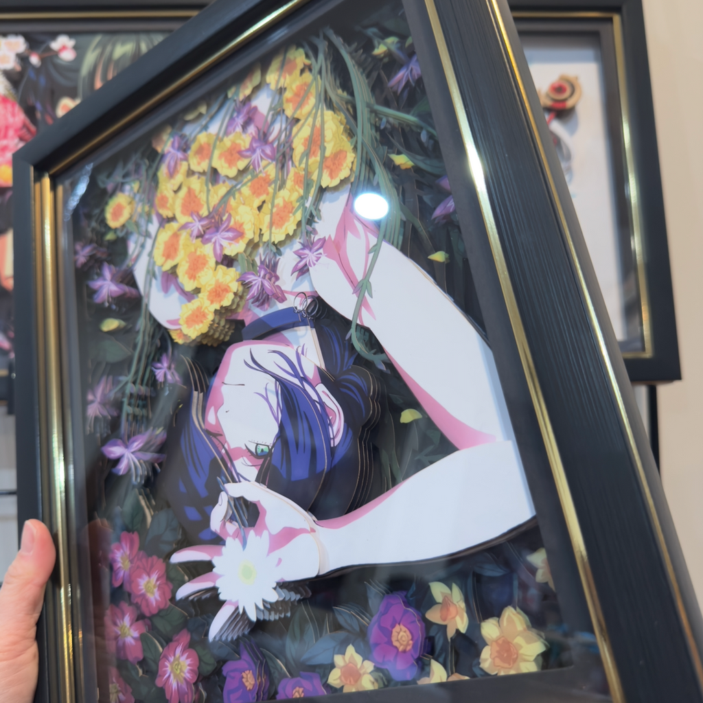 Chainsaw Man -Reze -3D Paper Cut Art Frame