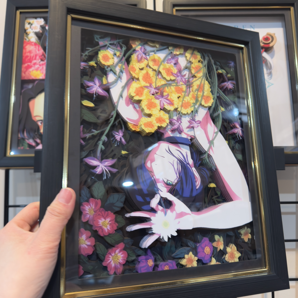 Chainsaw Man -Reze -3D Paper Cut Art Frame