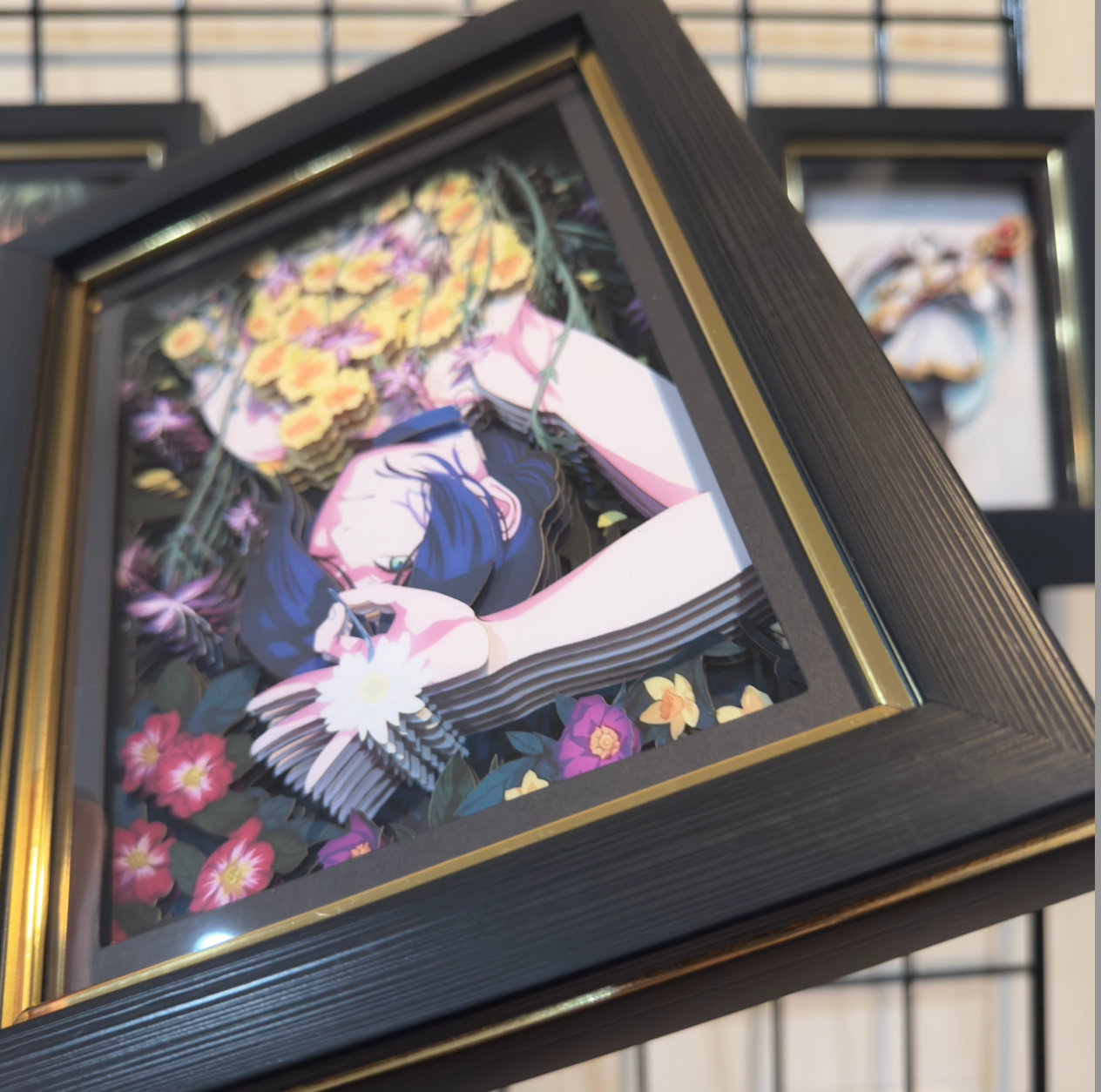 Chainsaw Man -Reze -3D Paper Cut Art Frame