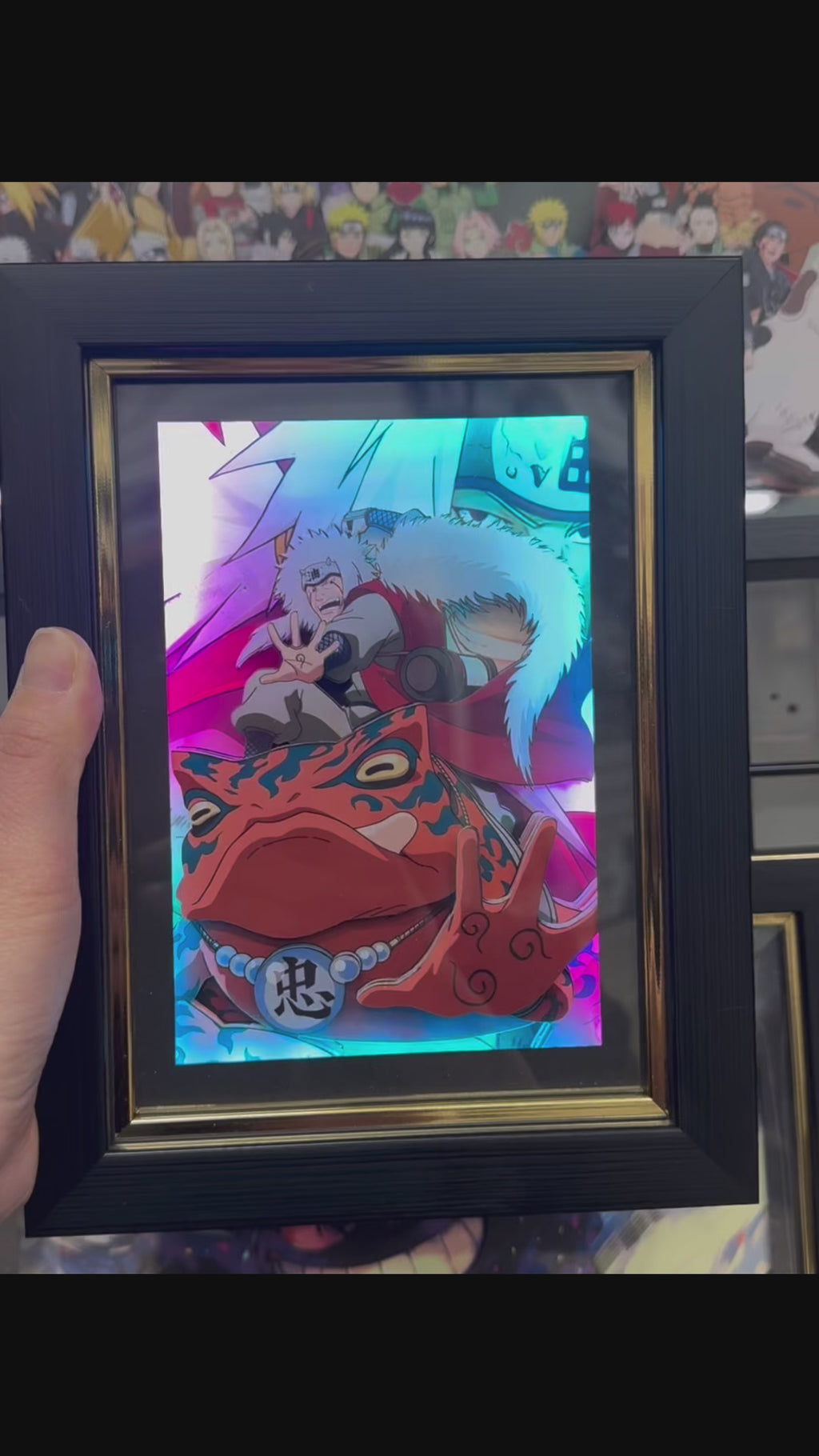 Jiraiya - 3D Paper Cut Art Frame -naruto