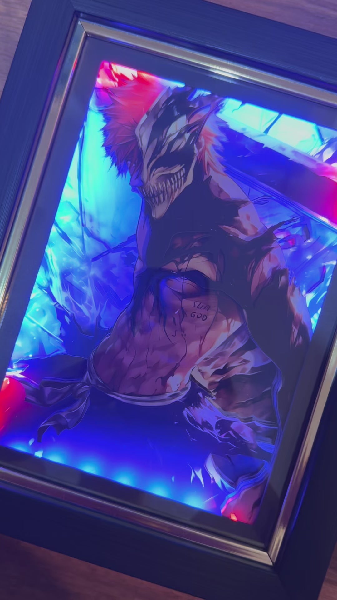 Bleach - Kurosaki Ichigo -3D Paper Cut Art Frame