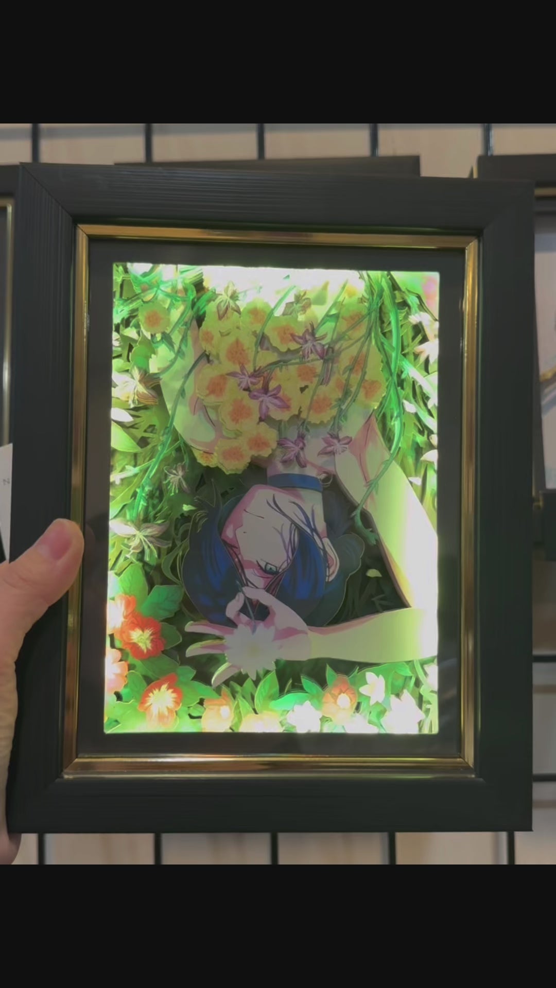Chainsaw Man -Reze -3D Paper Cut Art Frame