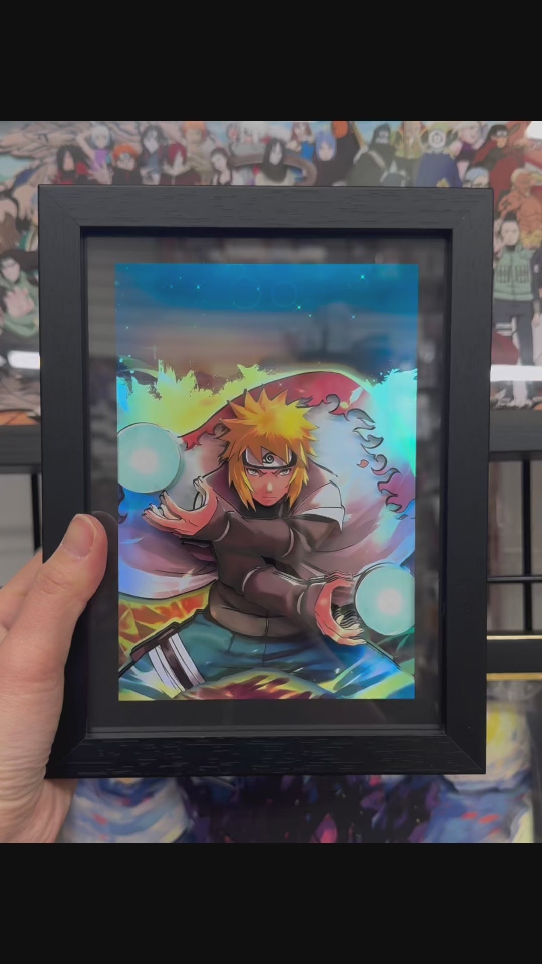 Namikaze Minato -3D Paper Cut Art Frame