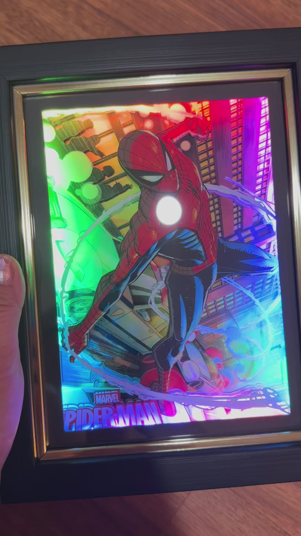 Marvel- Spider Man -3D Paper Cut Art Frame