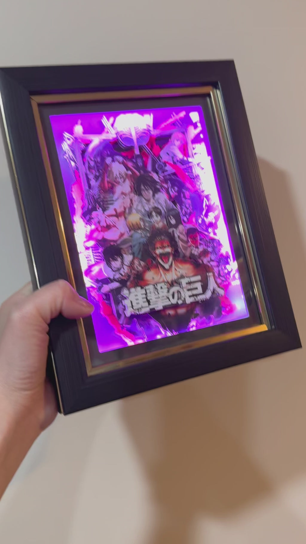 Attack on Titan  -3D Paper Cut Art Frame